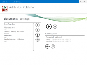 The app lets you merge multiple documents into a single PDF to create a variety of reports, proposals, whitepapers, briefing books and customer communications.