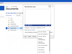 HelloFax is an easy-to-use online fax service that lets you send and receive faxes from Sharepoint. 