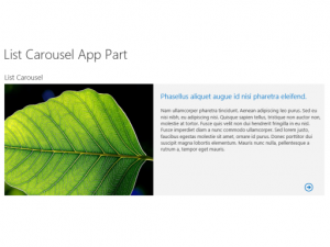 Enhance the visual quality of your website using SharePoint List Carousel App. Sign up now. 