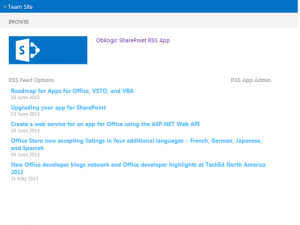 Add RSS Feed to your SharePoint site. 
